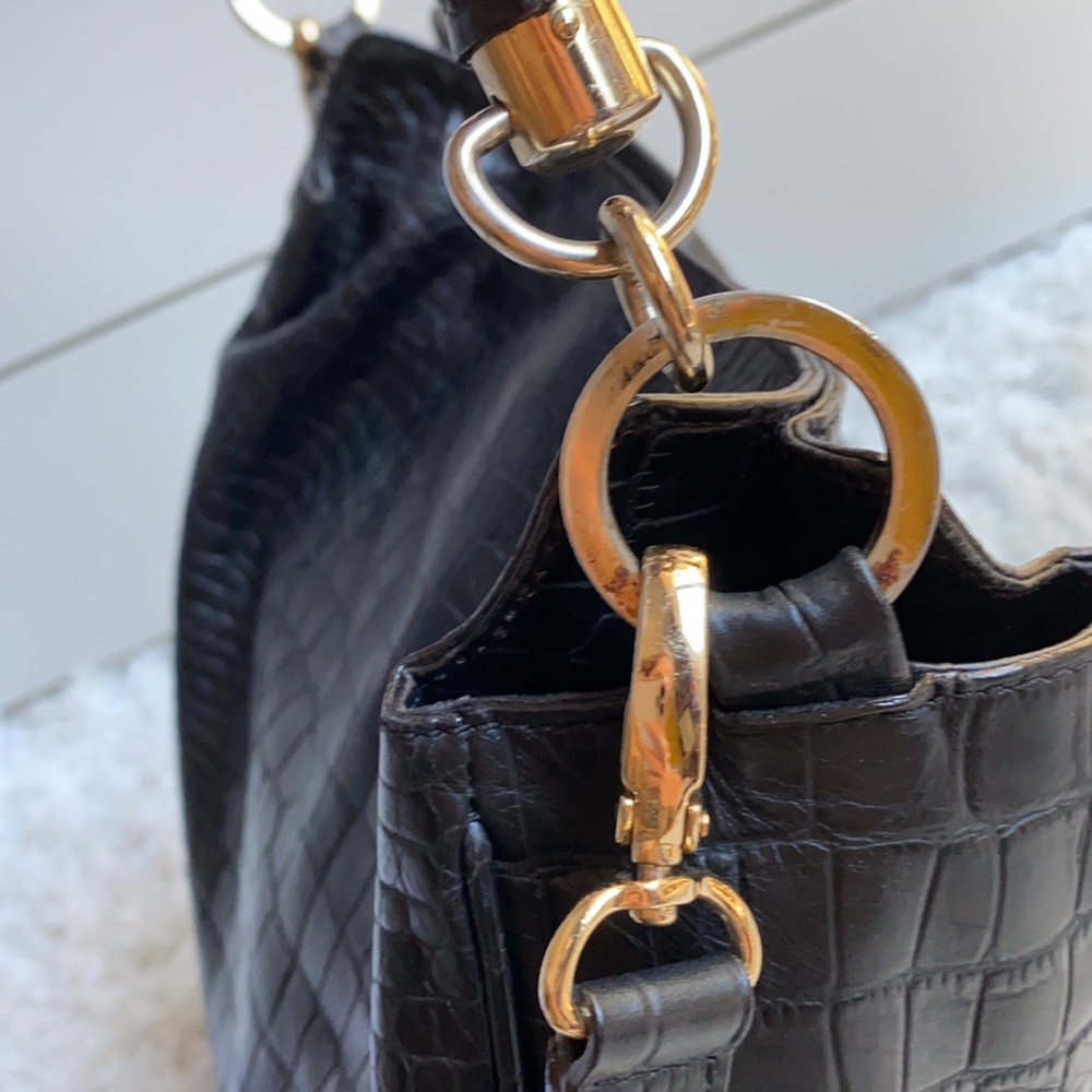 - Jill Stuart Leather Croc Tote bag - Picture 11 of 16